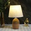 Ceramic Table Lamp Brown Timeless Elegant Design
