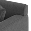 Wynn 3 Seater Fabric Sofa in Urban Grey Colour