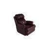 369 Leatherette One Seater Manual Recliner in Burgundy Colour