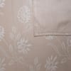 Beige Floral Cotton 400 Tc Flat Single Bed Size Bedsheet With 2 Pillow Covers
