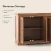 Tuscany Solid Wood Sideboard in Latin American Teak Finish