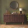 Keoni Solid Wood Sideboard in Claret Mahogany Finish