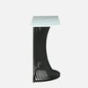 Sleek Metal Console Table in Black Colour
