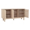 Scandinavian Ludlow Sideboard Natural Wood Finish