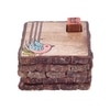 Elephant Parade Square Wooden Coaster S04 (4x4x3)