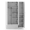 Bennis Engineered Wood 3 Door Wardrobe Without Mirror in White Finish
