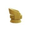 Aracell Solid Wood Accent Chair in Yellow Colour