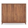 Webster 48 Pair Shoe Rack in Sheesham Finish