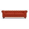 Winchester Premium 3 Seater Fabric Sofa in Lava Colour