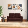 Verona Premium 2 Seater Fabric Sofa in Deep Crimson Velvet Colour