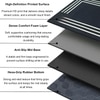 Luxe Home Stripe Border Design Rubber Doormat-(35x58 cm)