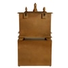 D'Dass Multi Color Mdf and Sheesham Wooden Temple With Cabinet For Pooja