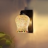 Devansh Solid Wood Electric Wall Light in Brown Colour with Multi Shade Count of 1 Light