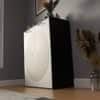 Nextstep Circular Grooving Shoe Rack Black Finish