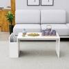 Hexa Engineered Wood Coffee Table In Frosty White