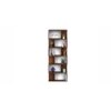 Crosbon Engineered Wood Bookshelf in Brown Maple