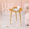 Cosmo Aluminium Side Table in Gold Colour
