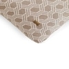 Geometric Stone  And Natural Cotton Cushion Cover 12X20 Inches