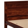 Finn Solid Wood King Size Non Storage Bed In Honey Oak Finish