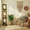Daffodil Beige Jute Floor Lamp with Beige Jute Base