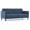Felicity 3 Seater Sofa cum Bed In Midnight Indigo Blue Colour