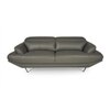 Orlando 3 Seater Leatherette Sole in Slate Grey Colour