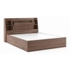 Scott Queen Size Box Storage Bed in Classic Walnut Finish
