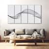 The Castle Decor Abstract Wall Painting Wooden Framed 27x48 Inch for Living Room (Style 1)