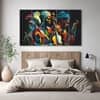 The Castle Decor Music Art Wall Painting Wooden Framed Digital Painting 27x48 Inch (Style 2)