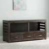 Allen Solid Wood Console Table in Mahagony Finish