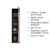 Hexa Red Wooden 1 Door Wardrobe with Huge Storage Space in Slate Grey Colour