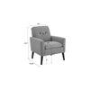 Gartman Accent Chair in Yellow Colour