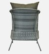 Paris 3+1+1 Seater Wicker Sofa Set in Dual Tone Grey Colour