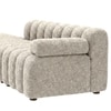 Chiccomfort Wood 3 Seater With Upholstery Non Storage Sofa In White Colour