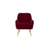 Ellie Accent Chair in Maroon Colour