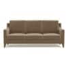 Abbey 3 Seater Fabric Sofa in Fawn Velvet Colour