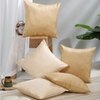 Set Of 5 Jacquard Square Cushion Covers