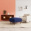 Klee Ottoman Color in Navy Blue