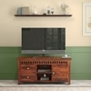 Fidora TV cabinet In honey finish