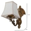 Eliante Cloth Shade Wall Lights Mild Steel & Fabric Material Antique & Cream Finish