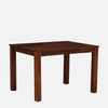 Maharin Solid Wood 4 Seater Dining Set With 4 Chairs Honey Finish
