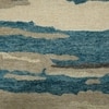 Lorenzo Blue Abstract Hand-Tufted Viscose 6X4 Feet Carpet