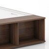 Toshi Platform Box & Drawer Storage Bed In Classic Walnut