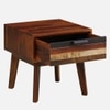 Brew Rectangular Solid Wood Coffee Table In Dual Tone Finish