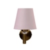Devansh Metal Electric Wall Light in Gold Colour with Grey Shade Count of 1 Light