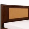 Aaranya Solid Wood Compact Queen Bed Box Storage Provincial Teak Finish Mattress 60 x 72 Inches