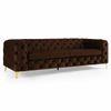 Cherish Fabric Sofa - Brown