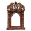 Desert Art Solid Wood Elephant Jharokha Wall Frame 36 Inch in Copper Colour
