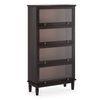 Malabar Solid Wood Bookshelf in Mango Mahogany Finish