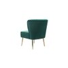 Fission Fabric Accent Chair in Green Colour